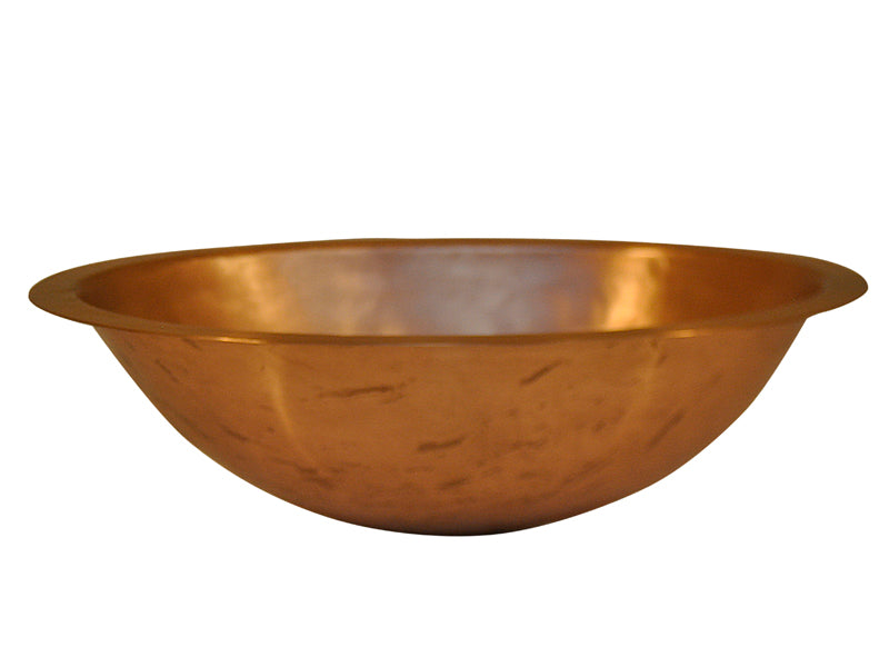 Innova Copper Smooth Oval Bath Sink
