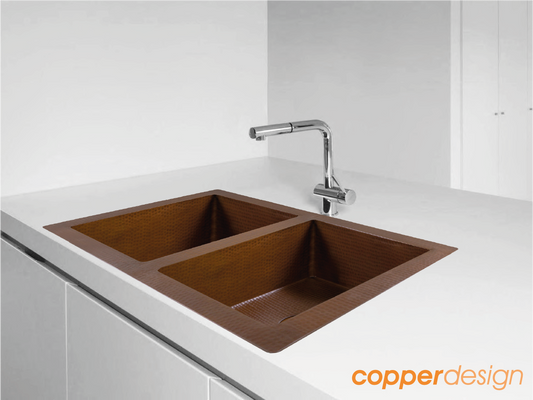 Innova Copper Kitchen Sink 50/50