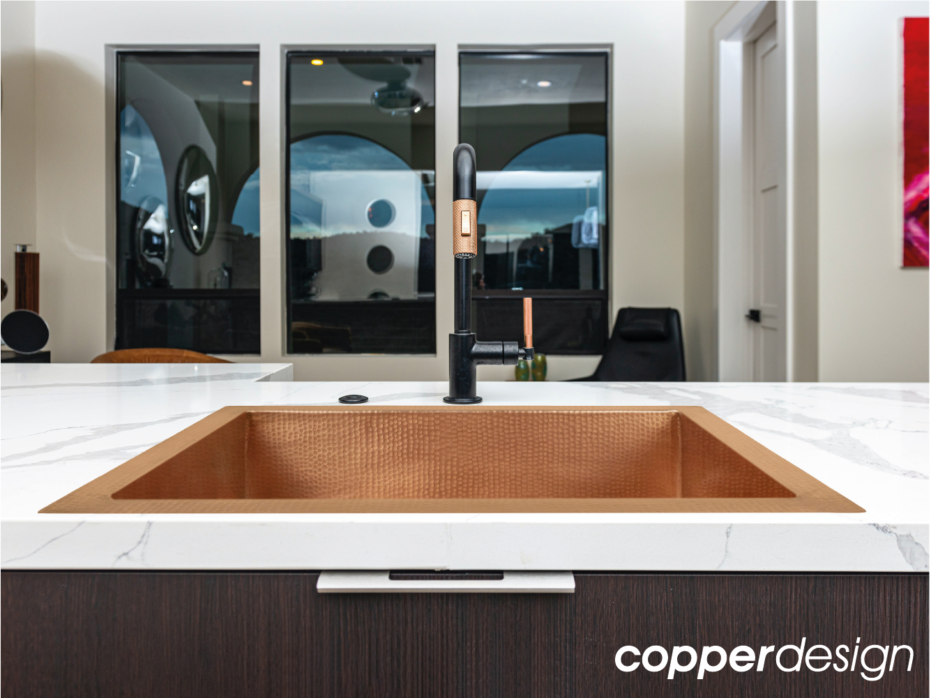 Copper Kitchen Sink