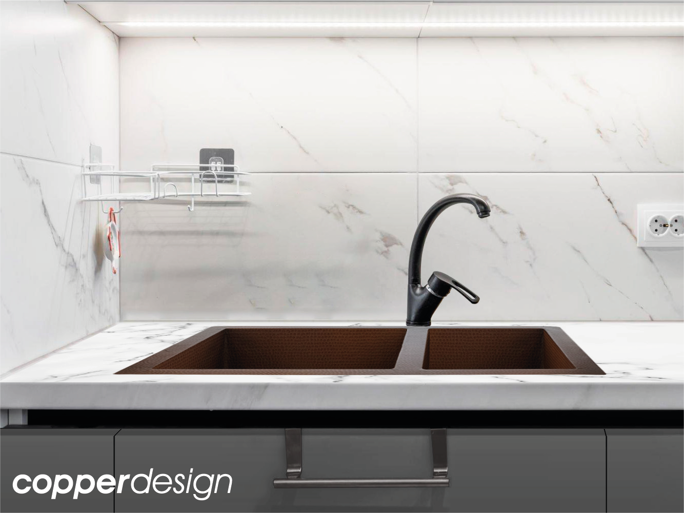 Innova Copper Kitchen Sink 60/40