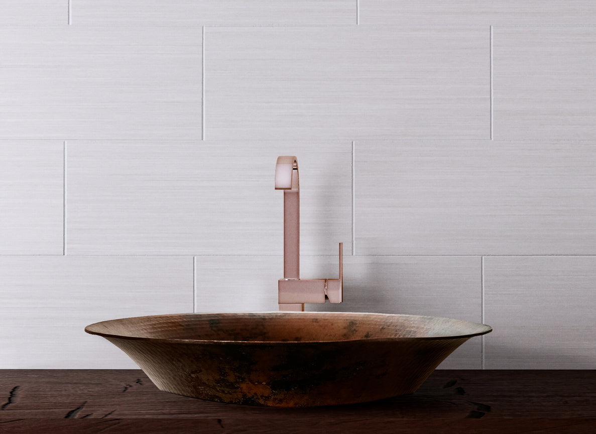 Innova Copper Round Special Bath Sink Canoa Design