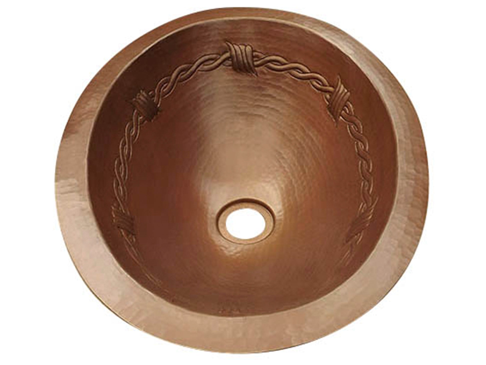 Copper Oval Bath Sink