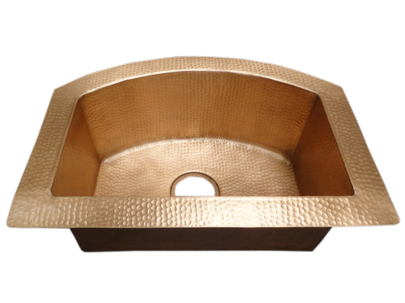 Copper Round Kitchen Sink