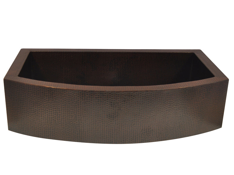 Copper Round Apron Kitchen Sink