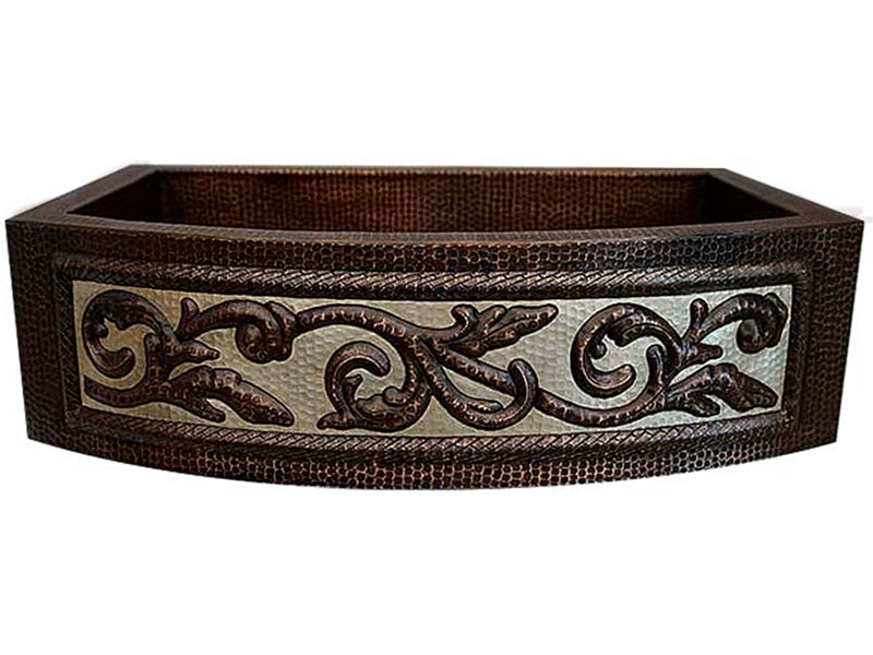 Copper Sink Silver Design