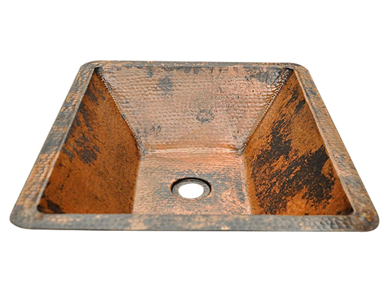 Copper Rectangular Bath Sink