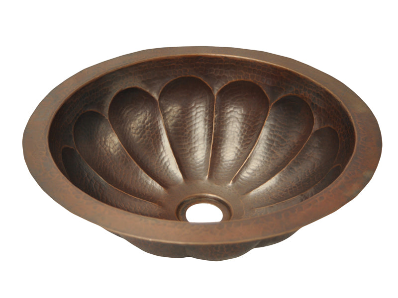Copper Sink Pumpkin Design