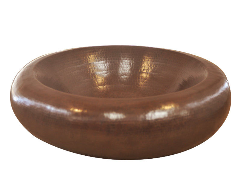Copper Sink with Round Apron