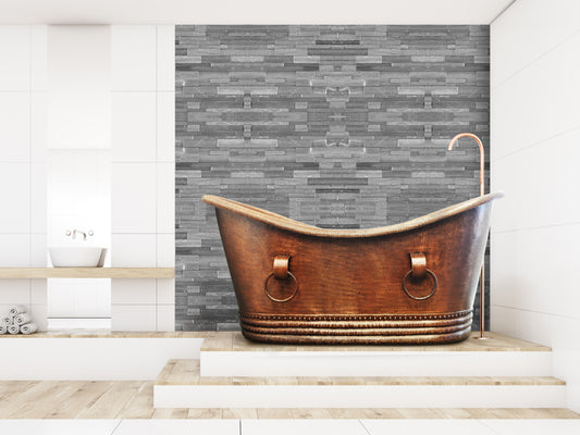 Copper Bath Tub With Rings