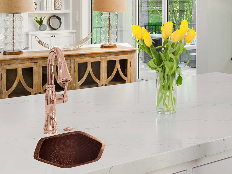 Innova Copper Hexagonal Bar Sink – The Copper Design