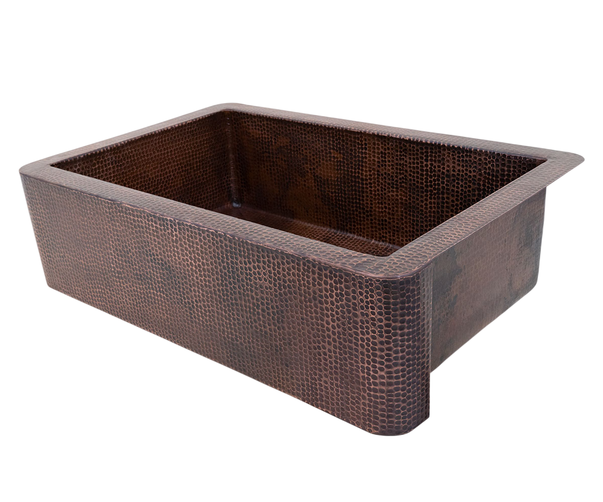 Fregadero de cocina estilo granja de cobre Fernanda Design 