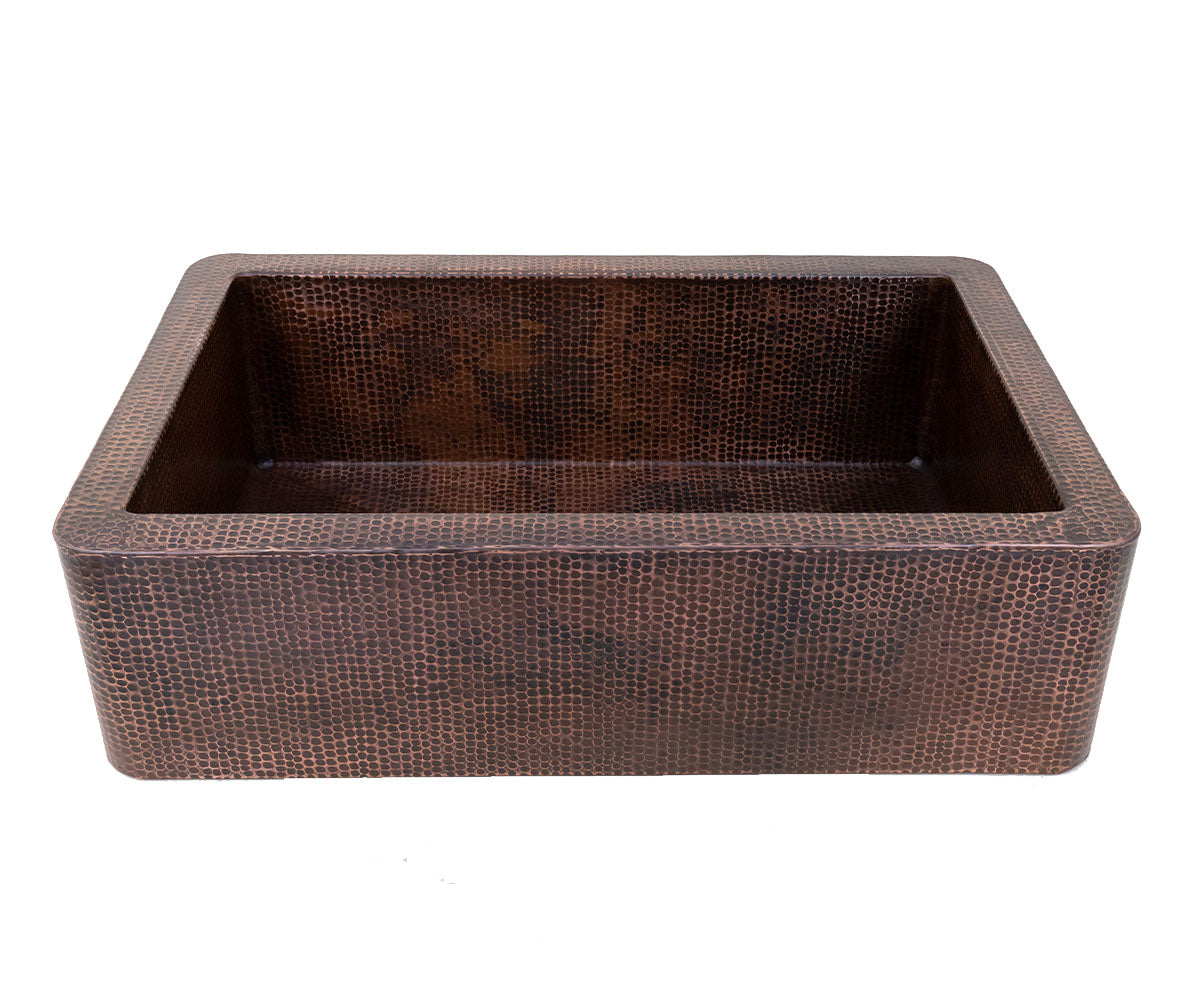 Fregadero de cocina estilo granja de cobre Fernanda Design 