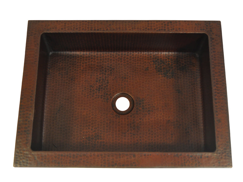 Innova Copper Rectangular Vessel Sink Tatra Design