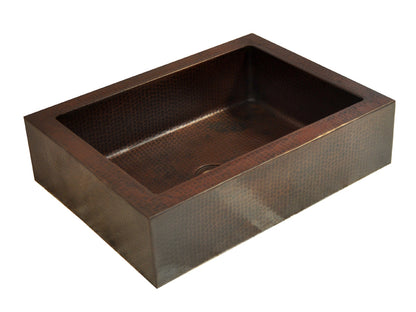 Innova Copper Rectangular Vessel Sink Tatra Design