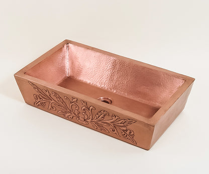 Innova Copper Vessel Sink Provence Design