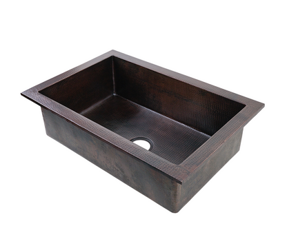 Fregadero de cocina de cobre 