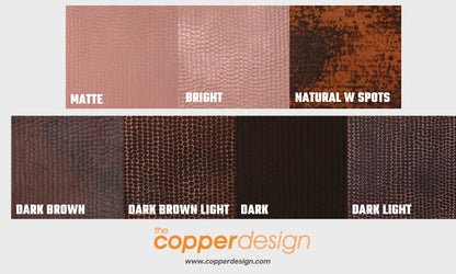 Innova Copper Round Vessel Sink Rounded Edge